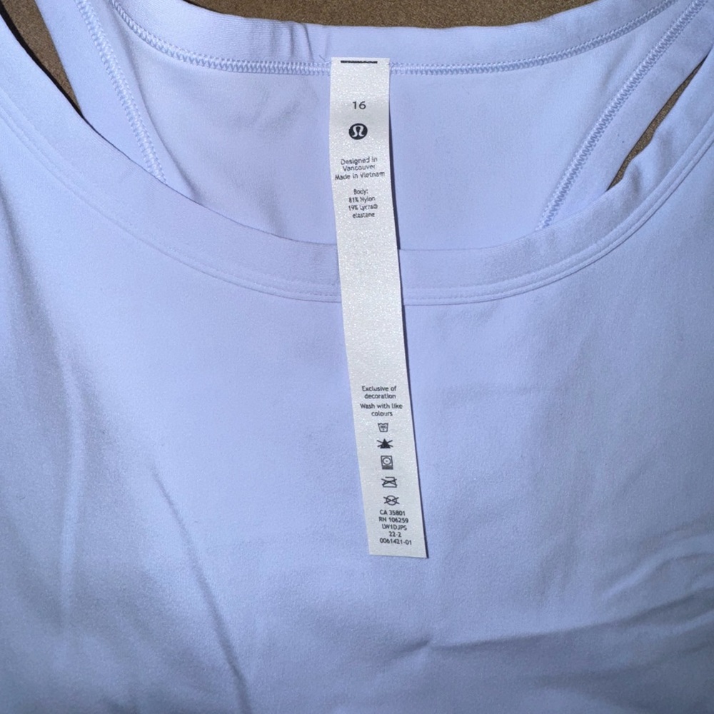 Lulu Lemon align hip length racer back tank